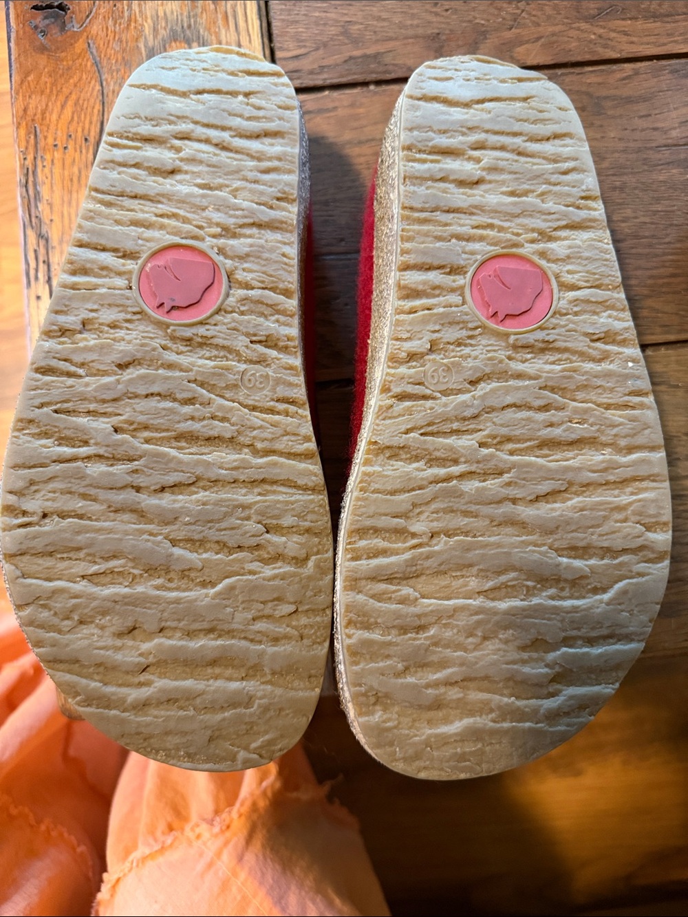 HAFLINGER Women's Grizzly Lovely Wool Clogs - EUC Sz 39 (USA 8.5) - Picture 12 of 14